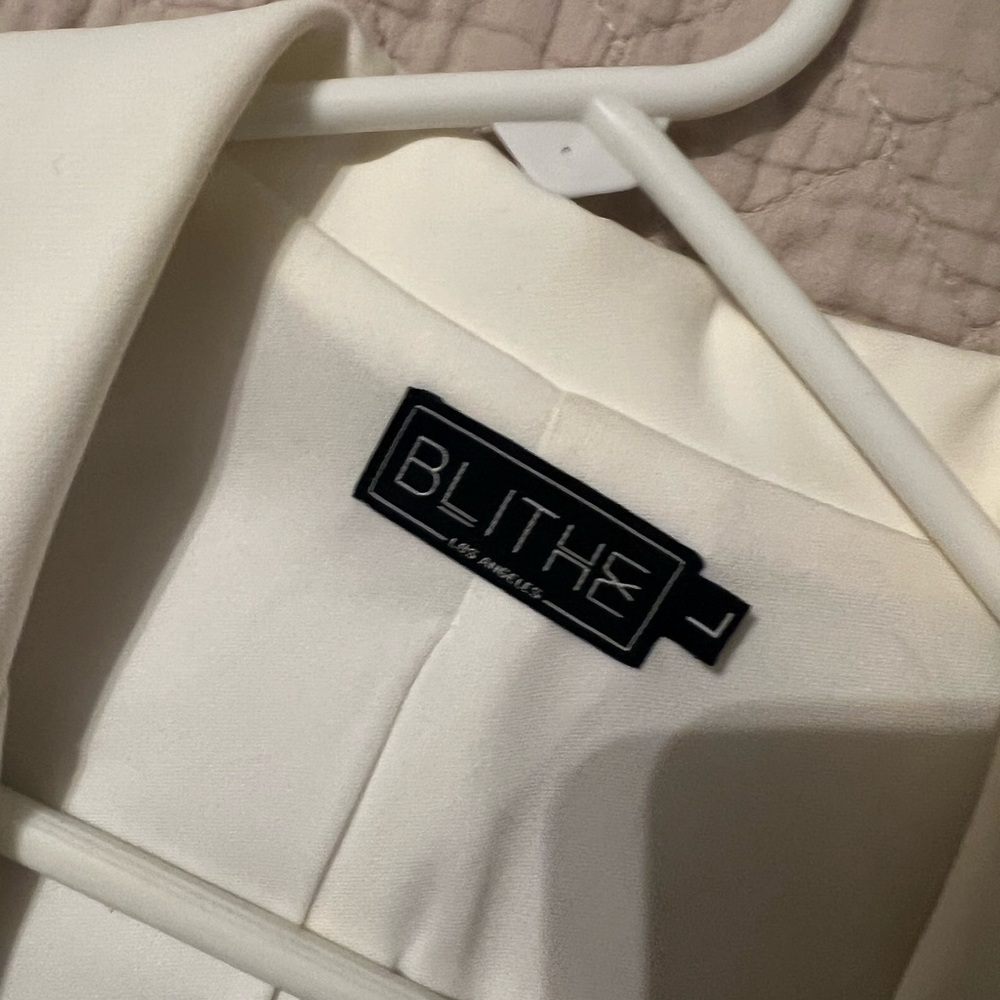 White Blazer Dress